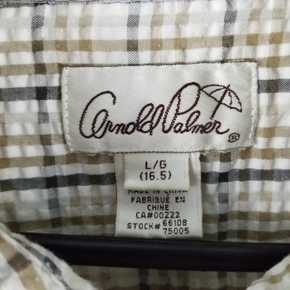 ARNOLD PALMER | short sleeved button down shirt - Picture 5 of 7